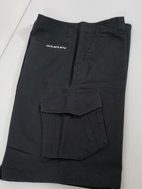 Oakley Black Men’s Cargo Shorts with Utility Pocket
